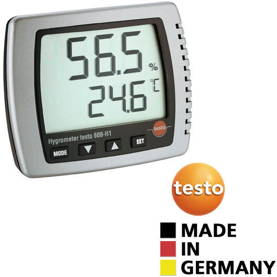 Testo 608-H1 Scaklk ve Nem ler (OK HASSAS)