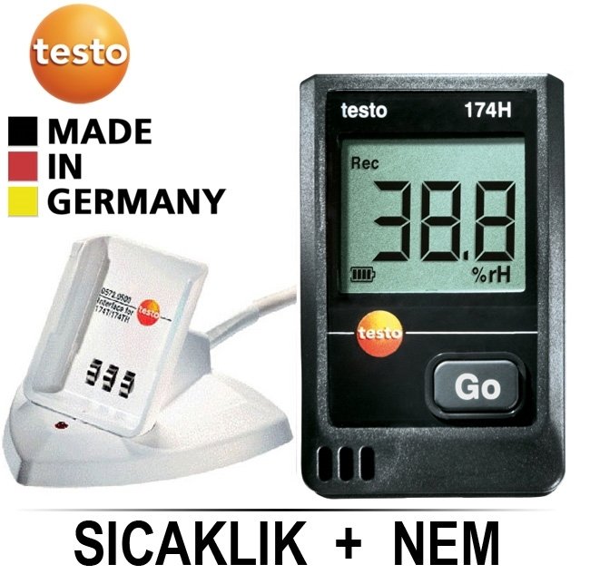 Testo 174H Mini Datalogger Seti (Hassas)