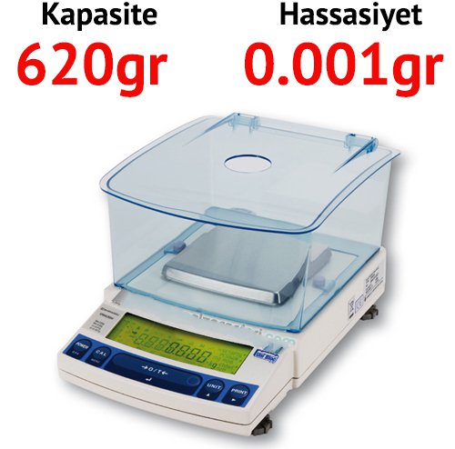 SUX 620 Dijital Hassas Terazi - Hassasiyet: 0.001 gr. Max: 620 gr.