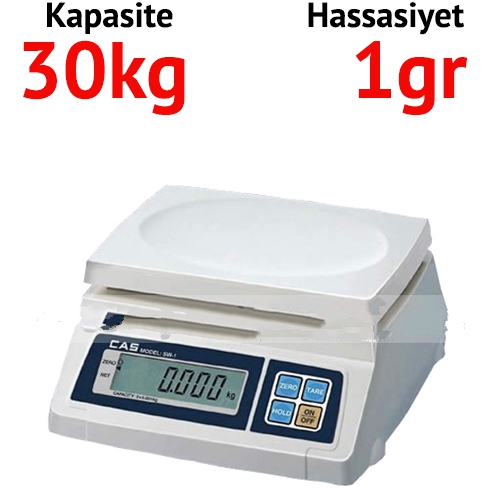 SW Dijital Hassas Terazi - Hassasiyet: 1 gr. Max: 30 kg.
