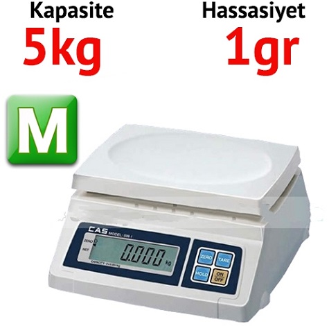  SW Dijital Hassas Terazi Max: 5 kg (Onayl)