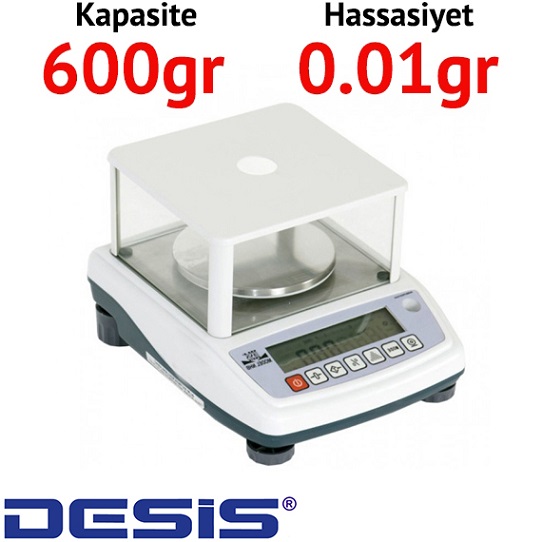 Desis NHB 600 Dijital Hassas Terazi - Hassasiyet: 0,01 gr. Max: 600 gr.