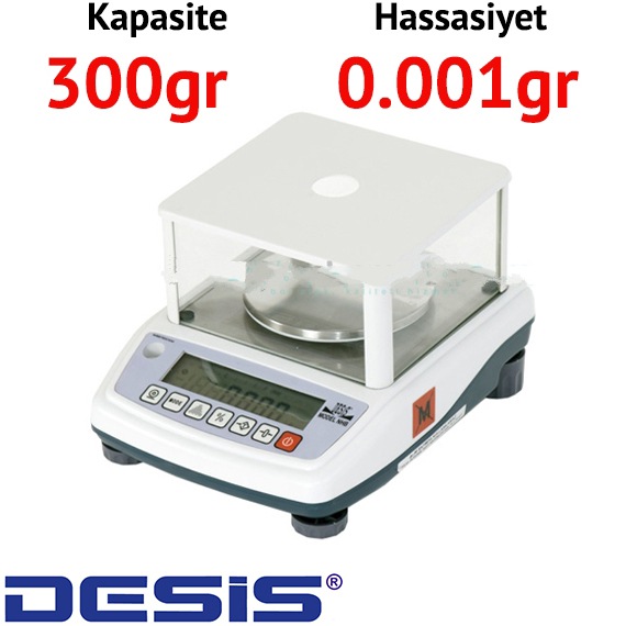  Desis NHB 300 PLUS Hassas Terazi - Hassasiyet: 0.001 gr. Max: 300 gr.