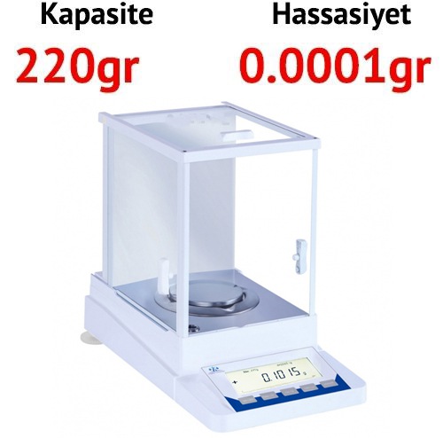 WSA-224 Analitik Terazi - Hassasiyet: 0,0001 gr. Max: 220 gr.