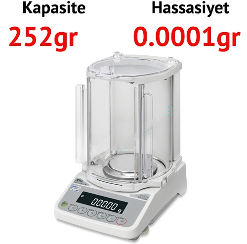 AHR-AZ Hassas Analitik Terazi - Hassasiyet: 0.0001 gr. Max: 252 gr.