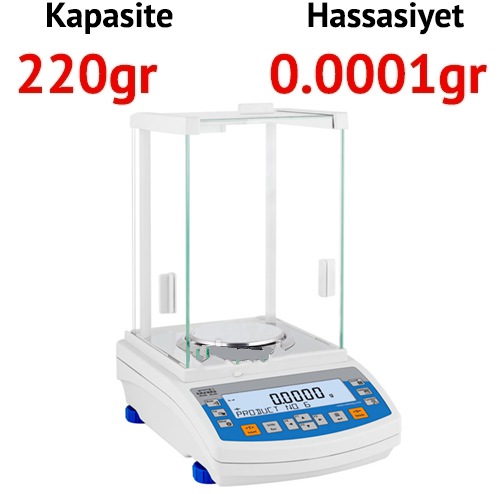 AS 220 Hassas Analitik Terazi - Hassasiyet: 0,0001 gr. Max: 220 gr.