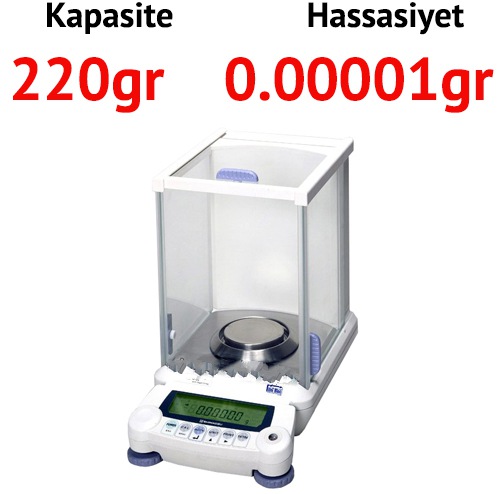 SAUW-220D Yar Mikro Terazi - Hassasiyet: 0.00001 gr. Max: 220 gr.