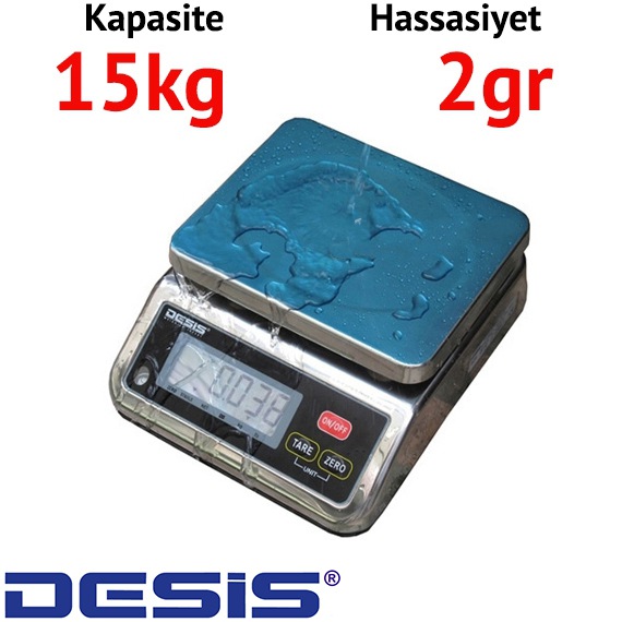 Desis S29 Dijital Ykanabilir Terazi - Hassasiyet: 2 gr. Max: 15 kg.