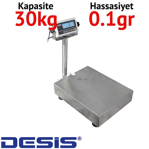  Desis RWP Dijital Boya Terazisi - Hassasiyet: 0.1 gr. Max: 30 kg.