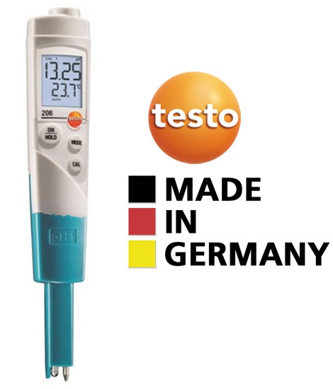 AOB Testo 206 pH1 PH ve Scaklk lm Cihaz