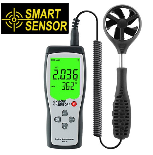 AOB Smart Sensor AS 836 Rzgar Hz ve Scaklk ler Anemometre