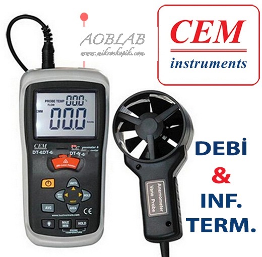AOB Cem DT-620 Debi ler Anemometre & Infrared Termometre