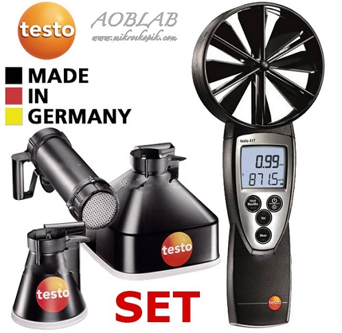 AOB Testo 417-2 Menfez klar iin Anemometre Seti