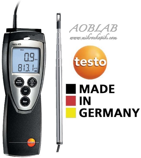 AOB Testo 425 Kanal i lmler in Anemometre