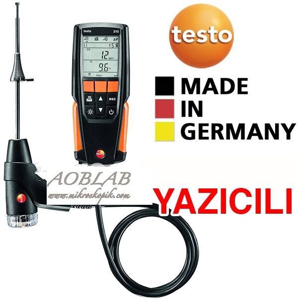 AOB Testo 310 Baca Gaz Analiz Cihaz (Yazcl Set)