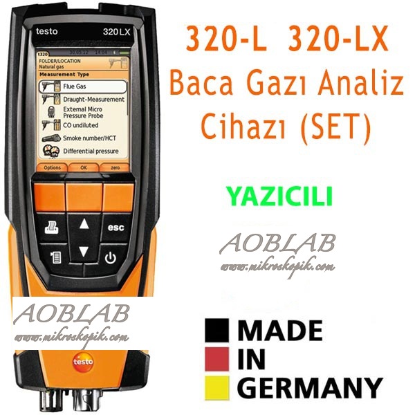 AOB TST320-LX Baca Gaz Analiz Cihaz (YAZICILI SET)