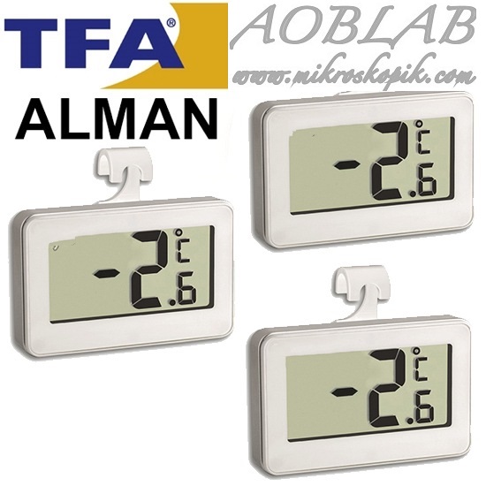 AOB 3 ADET TFA 30.2028 Mini Dijital Buzdolab Termometresi