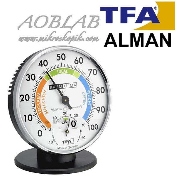 AOB TFA 45.2033 `RaumKlima` breli Scaklk ve Nem ler