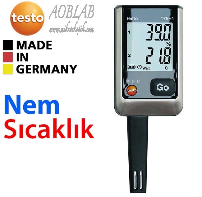 AOB Testo 175 H1 Scaklk ve Nem Kayt Cihaz Datalogger