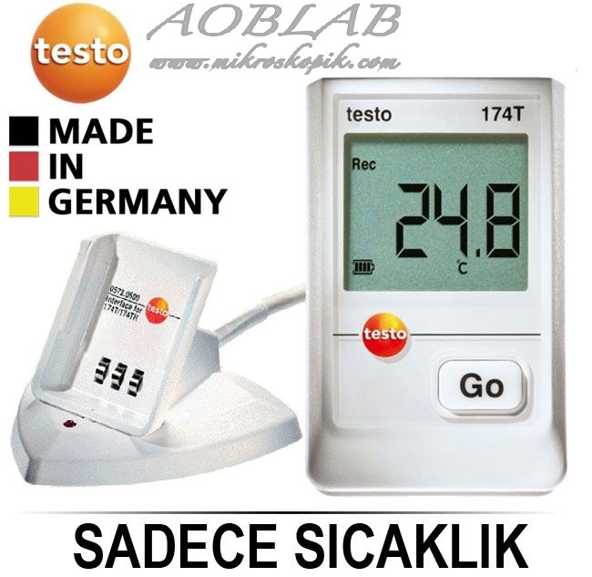 AOB Testo 174T Mini Datalogger Seti (Hassas)