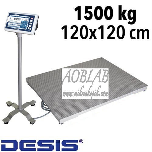 AOB Desis B7-100 Dokunmatik Ekranl Dijital Platform Baskl 1.5 Ton Kapasiteli - 120x120 cm