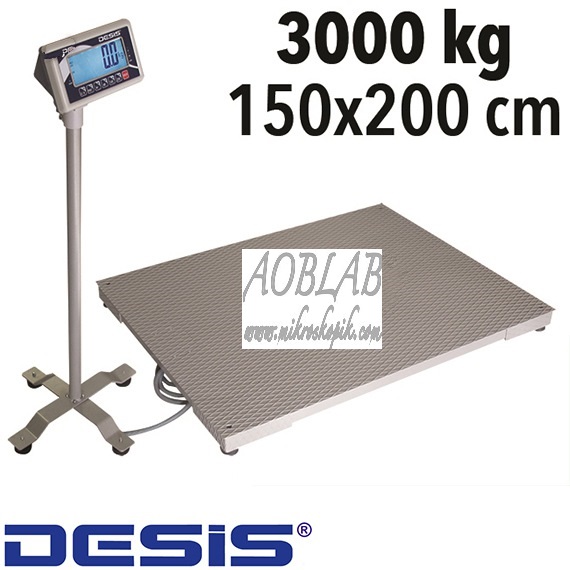 AOB Desis BW 3 Ton Kapasiteli - 150x200 cm Platform