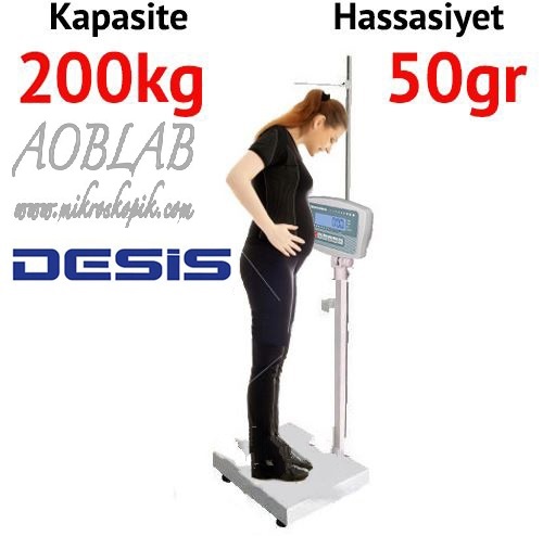 AOB Desis Ekoter Boy Kilo ler - Hassasiyet: 50 gr. Max: 200 kg.