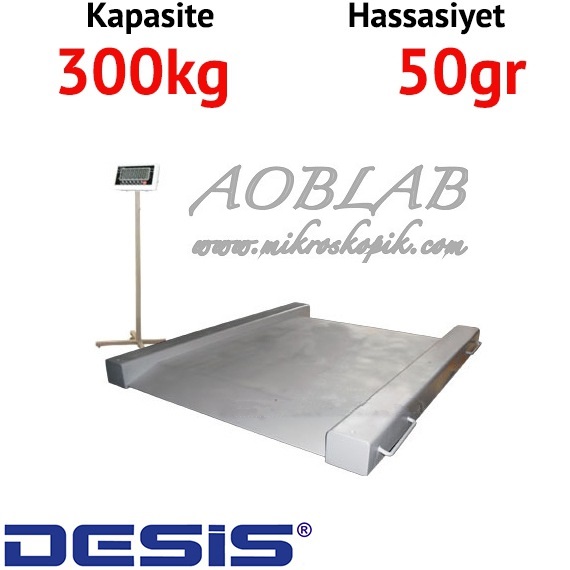 AOB Desis Bw Diyaliz Baskl - Hassasiyet: 50 gr. Max: 300 kg.