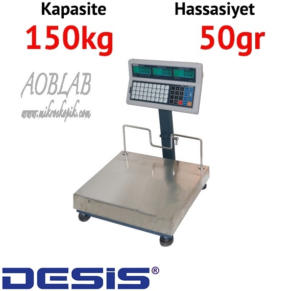 AOB Desis DP Seyyar Kantar - Hassasiyet: 50 gr. Max: 150 kg.