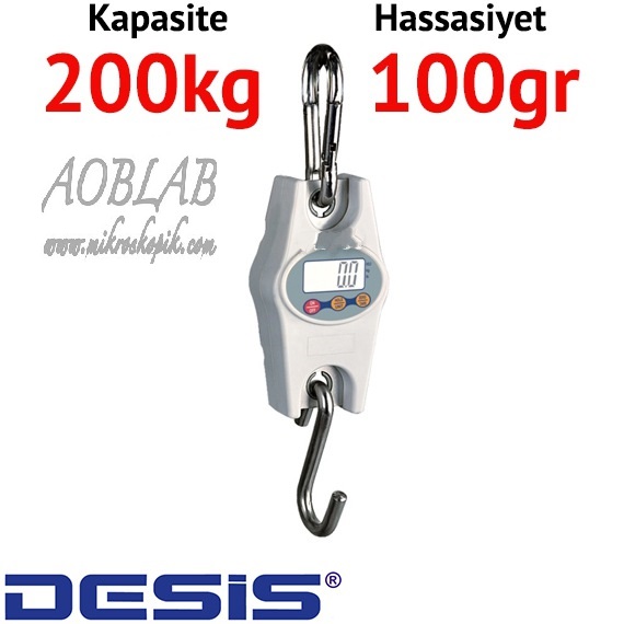 AOB Desis CR 200 Dijital Vin Baskl - Hassasiyet: 100 gr. Max: 200 kg.