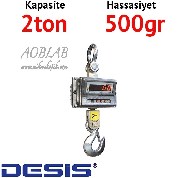 AOB Desis TM 2 - 2 Ton Kapasiteli Vin Kantar