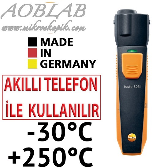 AOB Testo 805i Lazerli Scaklk ler (Ekransz)