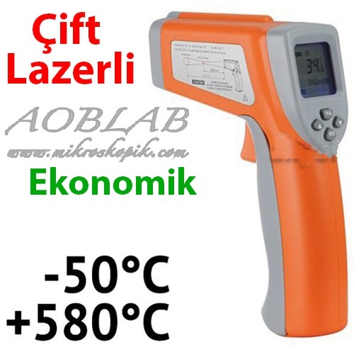 AOB 8580 ift Lazerli Ekonomik nfrared Termometre