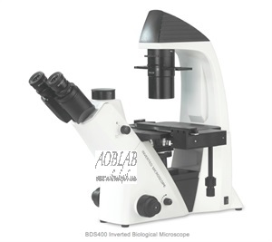 AOB BDS 400 Trinokler Biyolojik nvert Faz Kontrast Mikroskop Halojen