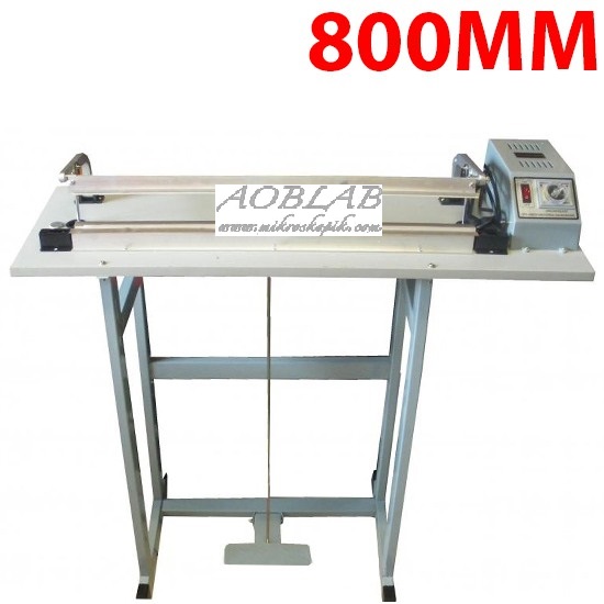 AOB SFTD 800 Ayaklı Poşet Yapıştırma Makinesi (Kesmeli)